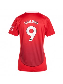 Manchester United Rasmus Hojlund #9 Zenski Domaci Dres 2024-25 Kratak Rukavima